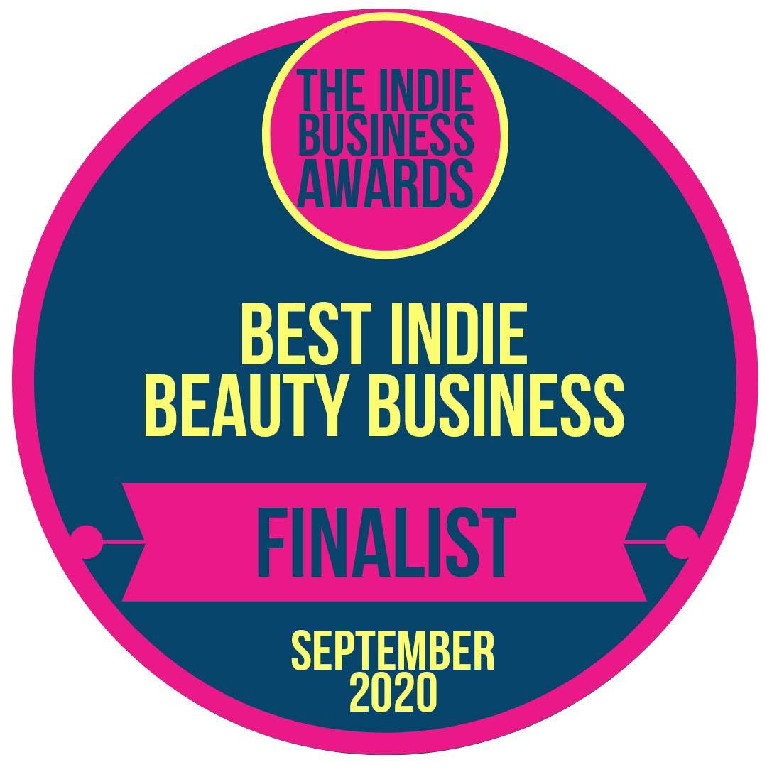 Best Indie Beauty finalist 2020 The Indie Business Awards