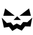 Jack-o’-Lantern 2-in-1 Waterproof Eyeliner Stamp Pen (Black)