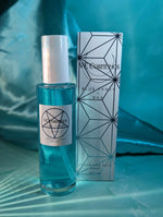 product shot on a blue background