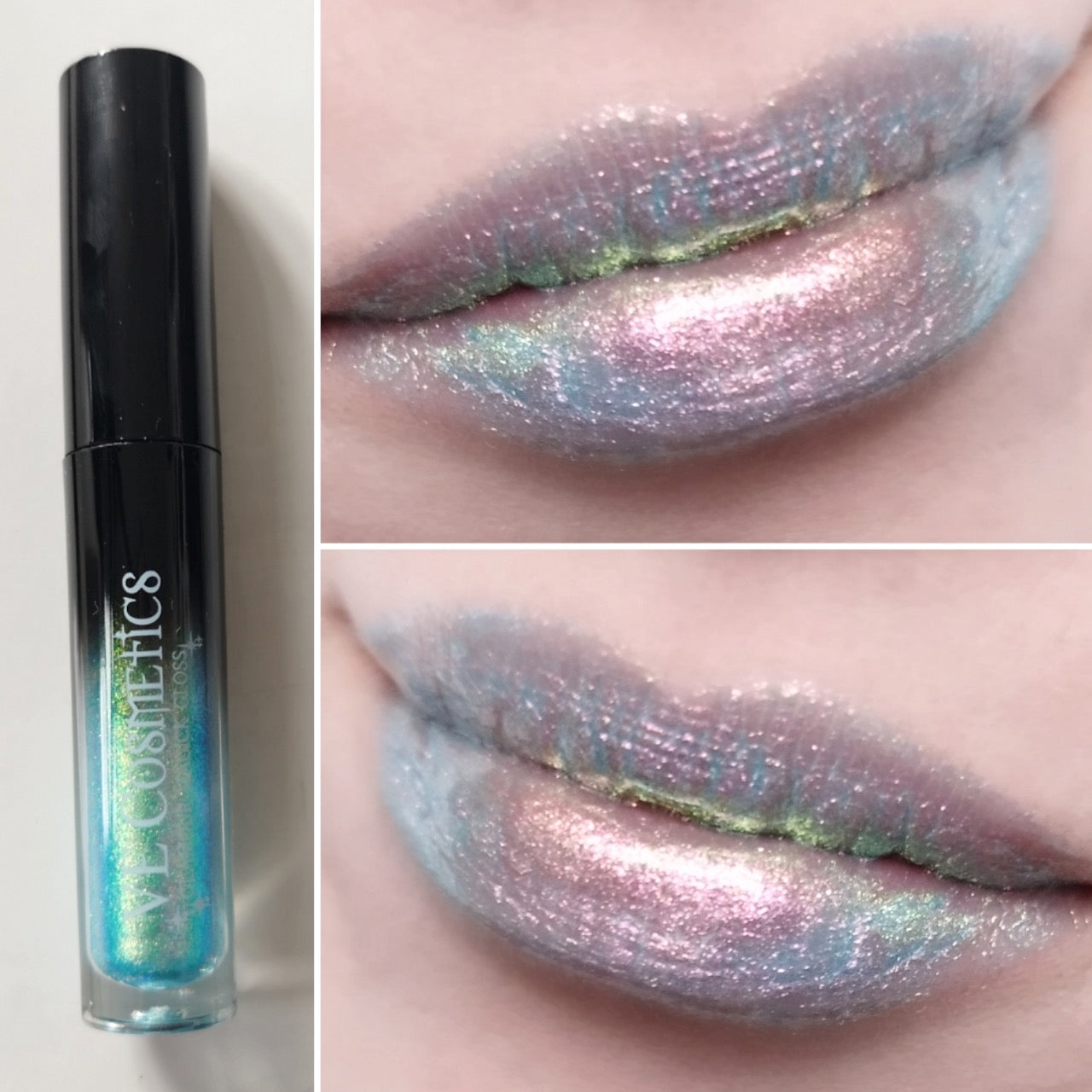 lip swatch different angle