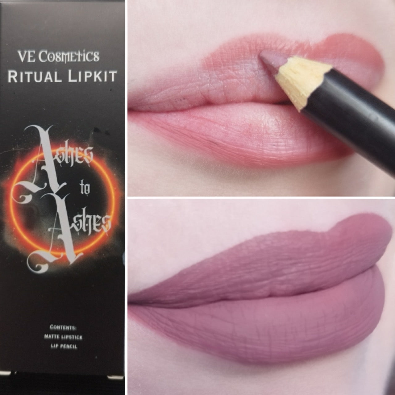 Ashes to Ashes (Lipstick and Lipliner bundle)