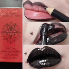 Load image into Gallery viewer, The Unholy Lip Trinity (Plain black gloss)

