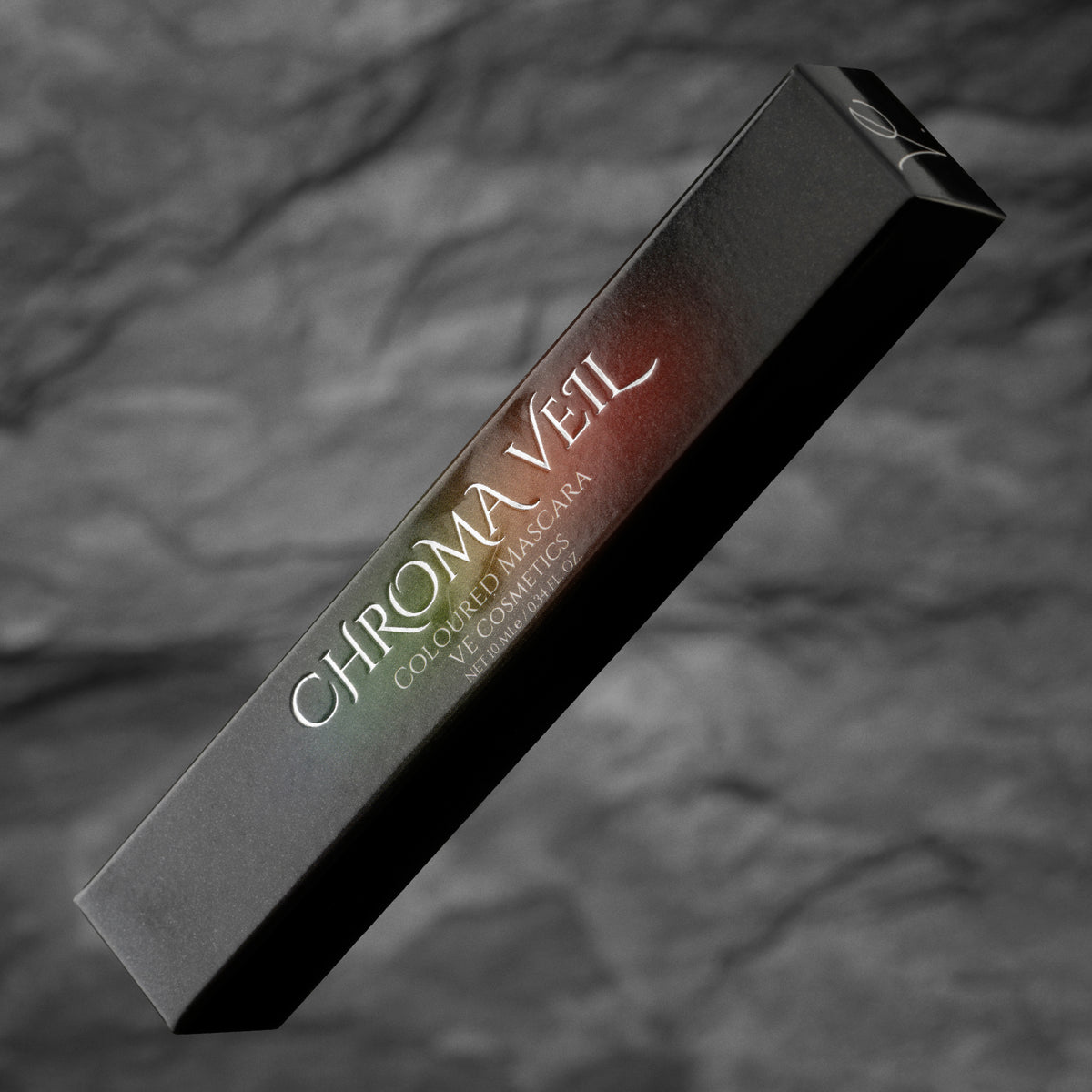 Chroma Veil Farbige Mascara – Abyss Metallic Black