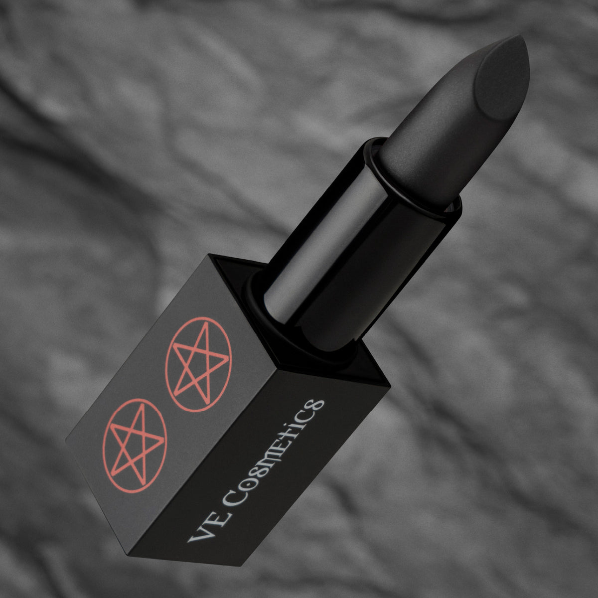 Rouge à Lèvres Envoûtant Bullet - Teinte Nocturne (Noir Carbone)