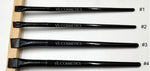 Makeup brush set for winged eyeliner and defined brows by VE Cosmetics