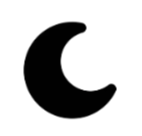 Moon Stamp n Seal Liner (One Size) Black