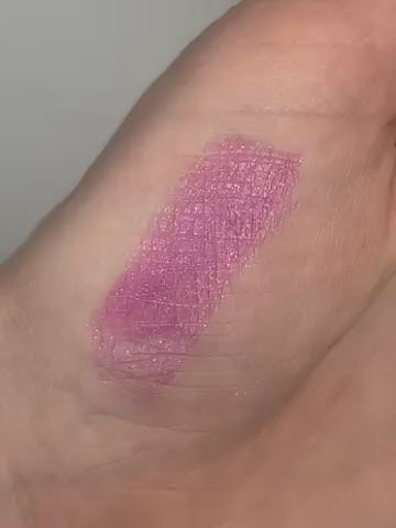 Ghost Orchid pink orchid lipstick swatch with metallic frost finish