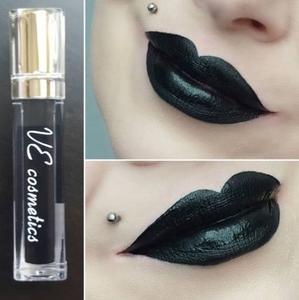 Black Hole - Liquid Moisture Lipstick (The deepest black known to man) - VE CosmeticsLipstick