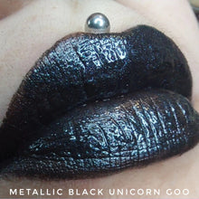 Load image into Gallery viewer, Black Unicorn Goo metallic Lipstick - VE CosmeticsLipstick
