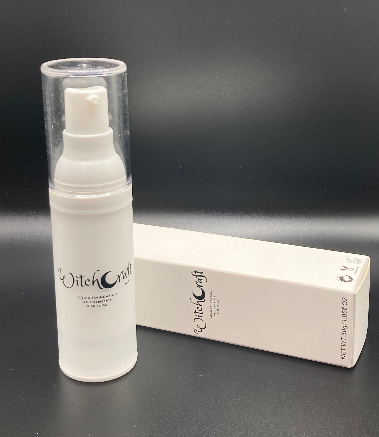 WHITE BASE Witchcraft Foundation - SPF 15 - Recycled Plastic FULL SIZE - VE CosmeticsFoundation