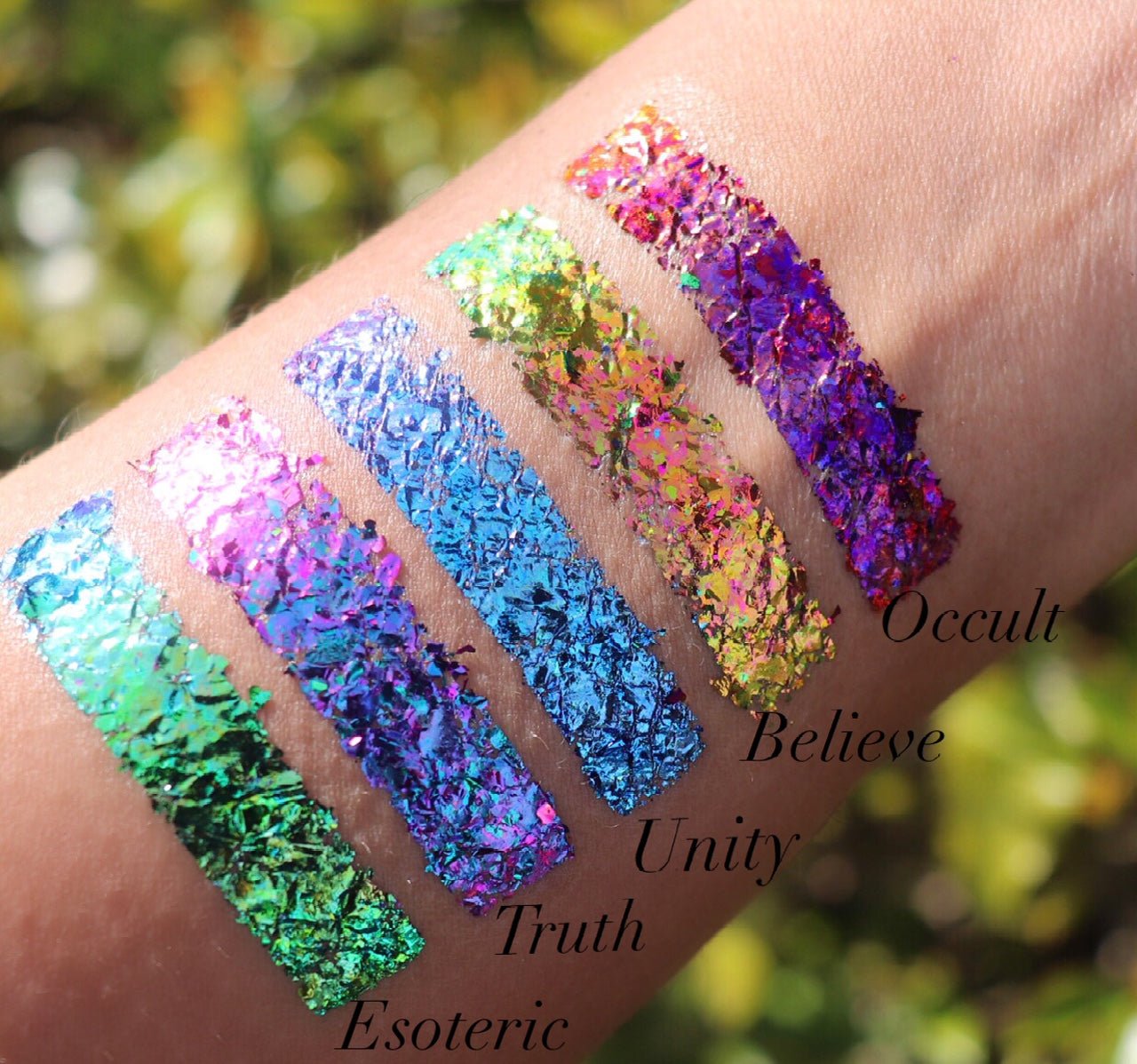 Moon Dust Duochrome Flakes - Believe - VE Cosmeticsloose pigment